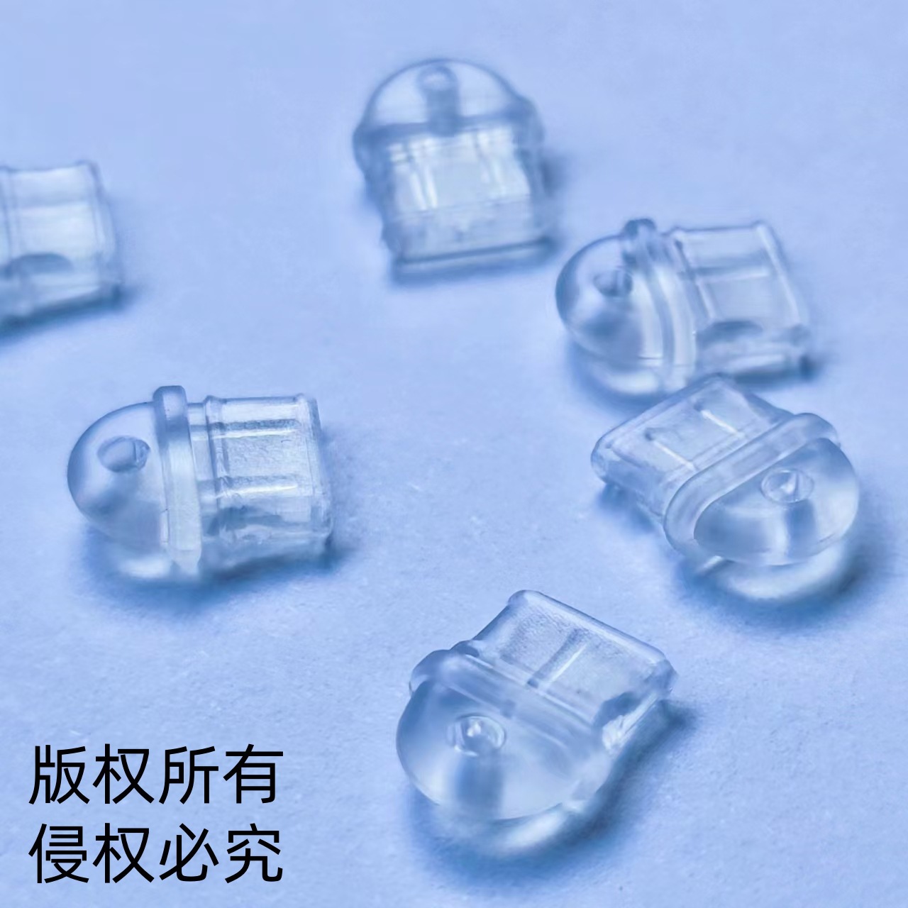 42P de grado alimenticio nuevo puerto de carga tipo C puerto de datos con tapón antipolvo perforado material de decoración de bricolaje