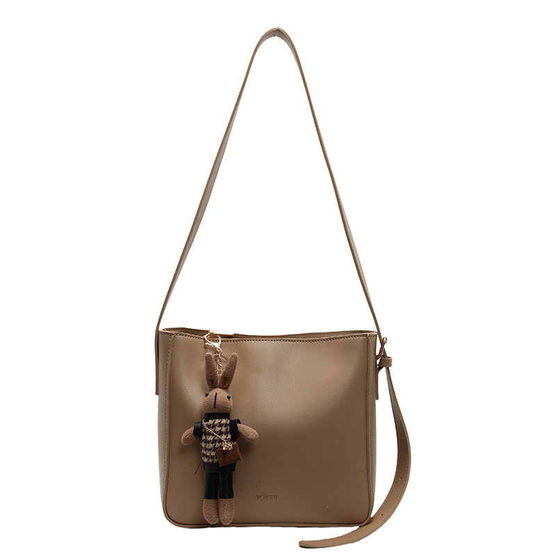 Cross-border superfire simple bolso casual para mujeres 2025 nuevo bolso de hombro retro de alta calidad bolso de cubo de agua