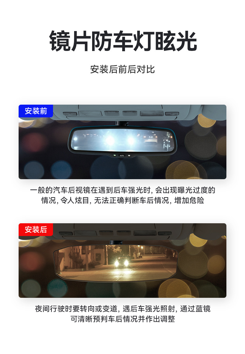 Car Wide-Angle Rearview Mirror Auxiliary Mirror Reflective Mirror Car Reversing Mirror Rearview Mirror Wide-Angle Curved Mirror Baby Mirror