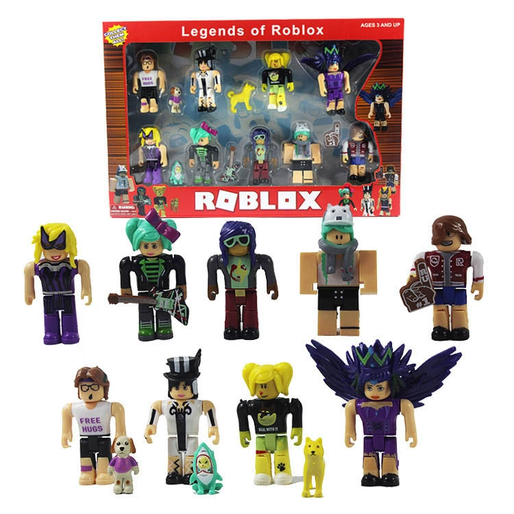 Большая коллекция 10 кукол roblox размером 6–9 см в коробках и пакетах