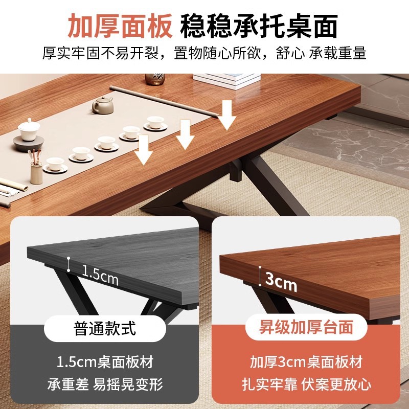 Nueva mesa de té china balcón pequeña casa sala de estar mesa de té 2025 nueva mesa de té de oficina pequeña mesa de té