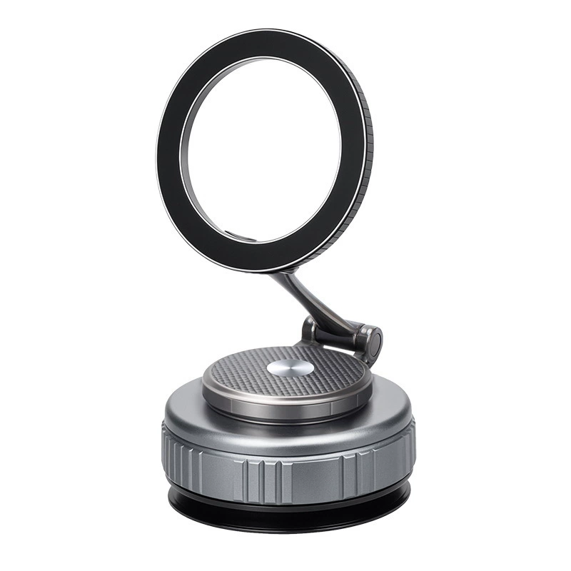 Glass wall phone holder, folding rotating tubing