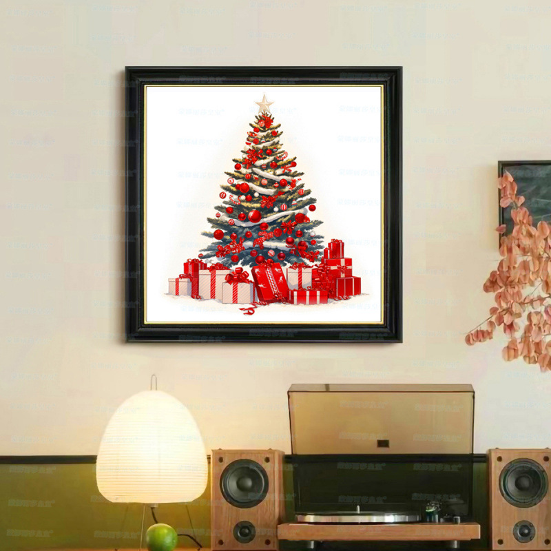 Mona Lisa Real bordado cruzado árbol de Navidad fantástico estética planta sala de estar bordado cruzado novato paquete de materiales de entrada