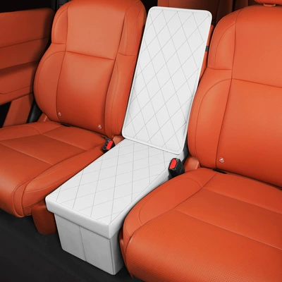 Car storage bag/box, car rear seat ideal one - ideal-one-backrest-storage-box-original-car-white