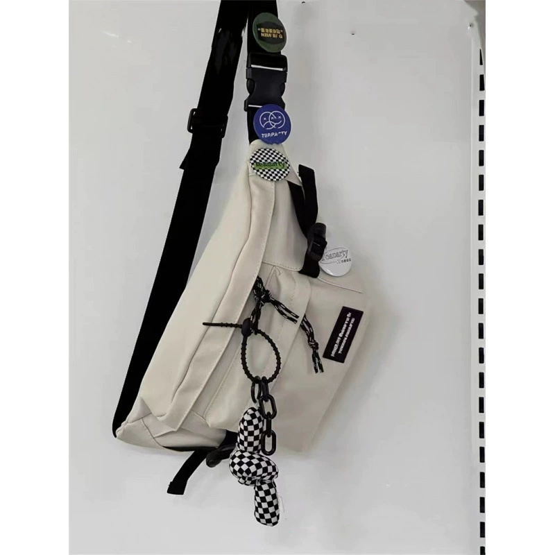 Sports shoulder bag, universal Japanese chest bag for cycling for men and women, brand belt bag for leisure