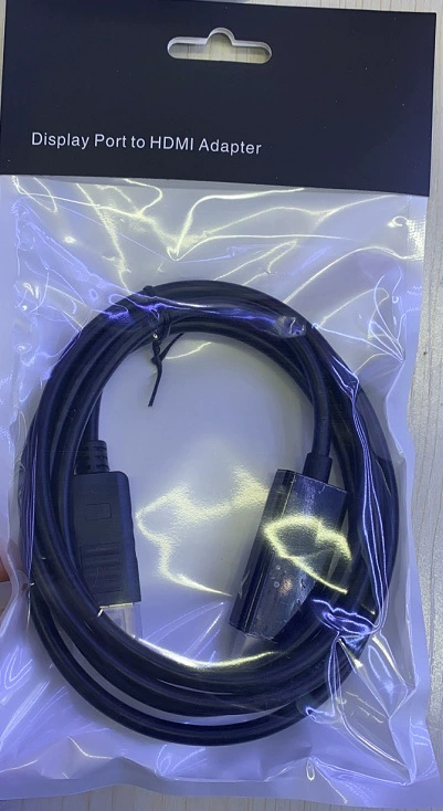 Источник кабель конвертер DisplayPort в HDMI линия 1.8м DP на HDMI HD компьютер вращение кабель