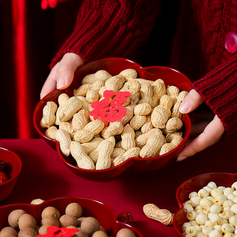 Plato de fruta festivo gran fruta roja placa de la boda caramelo fruta seca merienda placa boda Boda boda banquete suministros