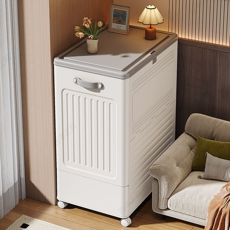 S2V Bedside Storage Rack Household Large-Capacity Extra Large Storage Cabinet Clothes Quilt Toys Flip-Top Foldableable Storage