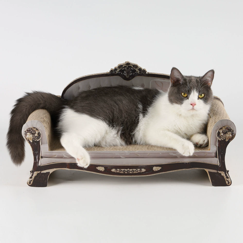 Кошачья скретч-доска кошачье гнездо интегрированный диван-кровать шезлонг коготь шлифовальный станок износостойкая гофрированная бумага принадлежности для игрушек для кошек