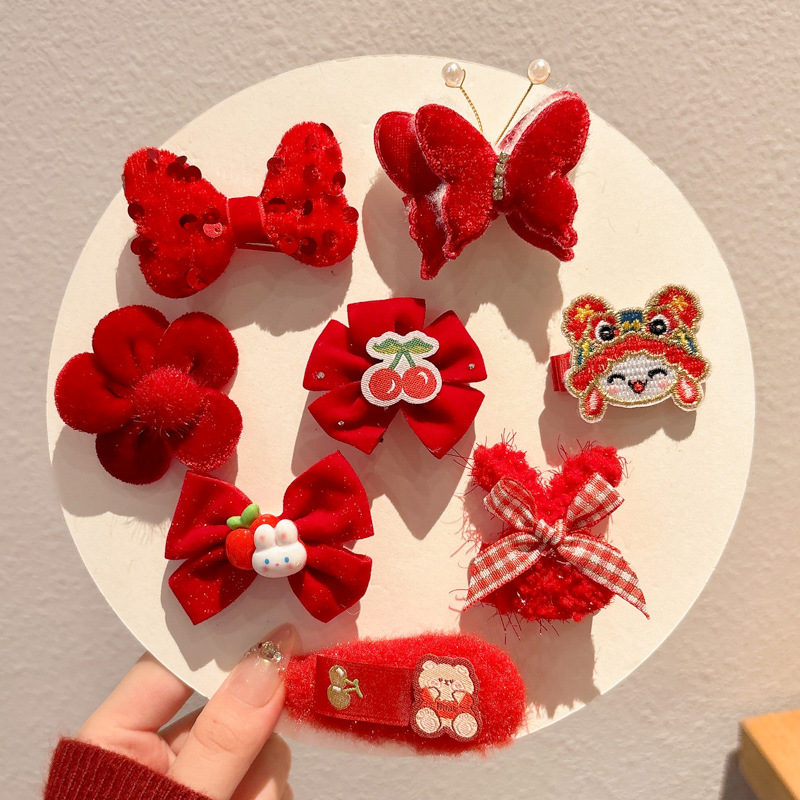 Peel de peluche para niños BB clip clip de peluche clip lateral para niñas lindas niñas toque de pelo para bebés