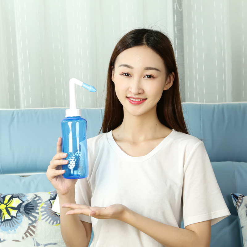 鼻洗浄器 鼻洗浄ポット 大人と子供用 手動鼻洗浄器 鼻鼻塩水洗浄 医療用 300ml|undefined