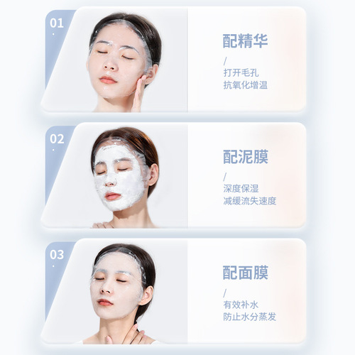 Gudi disposable cling film facial mask stickers beauty salon special facial irrigation plastic spa paper