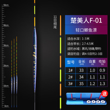 黑坑罗非漂专用轻口鲫鱼浮漂高灵敏罗飞底钓醒目短脚防爆福寿鱼漂