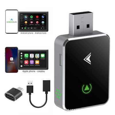 Cross-Border Hot-Selling Wireless Carplay Other Car Video - k3-silver-adapter-extension-cable-english-neutral