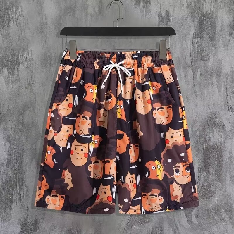 Ensemble chemise et short de plage hawaïen – Tenue décontractée florale pour homme/couple tropical (M-3XL) – Vêtements de vacances d'été légers et respirants_voghion.com