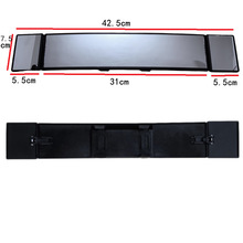 汽车室内后视镜大视野车内三折曲面后视镜高清倒车广角镜用品工厂