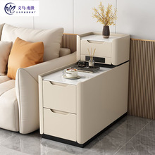 2025新款落地沙发边柜轻奢高级感实木小型夹缝简约现代边几侧边柜