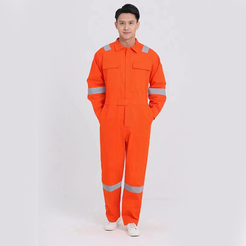 Fuente algodón puro hilo de poliéster algodón poliéster reparación de automóviles resistente a la suciedad y al desgaste ropa protectora de soldadura eléctrica ropa de trabajo a prueba de polvo traje de una pieza