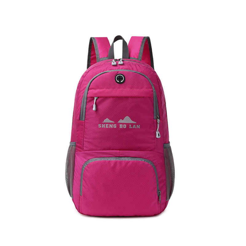 Bolsa de ocio deportivo al por mayor nueva mochila plegable ligera bolsa de almacenamiento de viaje de ocio gran capacidad mochila al aire libre