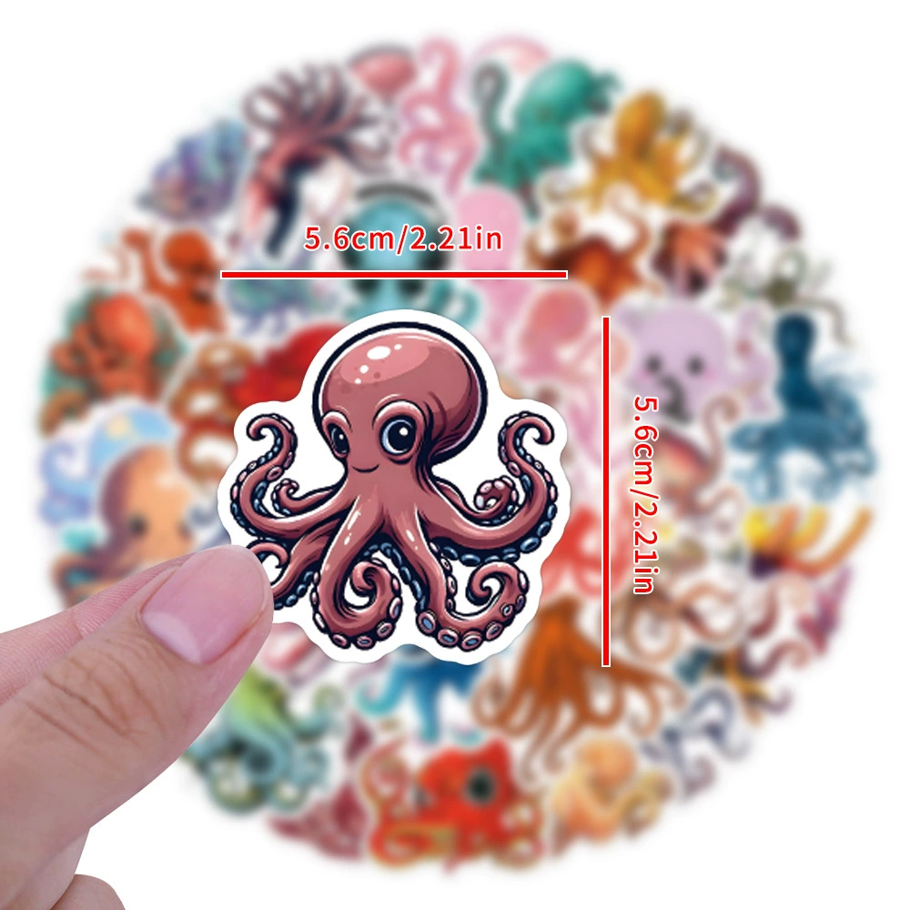 Marine cartoon decorations, scooter, retroreflective suitcase, sticker, new collection, wholesale