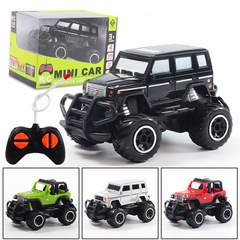 Remote control off-road jeep wireless remote control car four-way lighting drifting car model night market stall supply toy