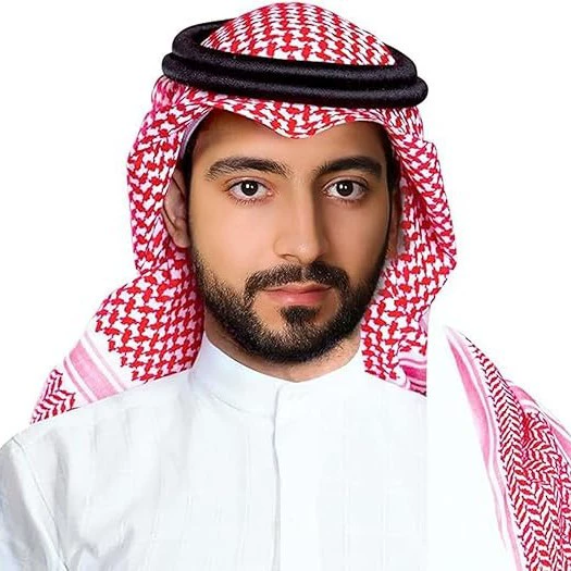 Горячая распродажа через границу: арабский платок-повязка, этнические аксессуары Ближнего Востока, набор из двух предметов, оптовая продажа из Дубая, мужская фабрика напрямую.