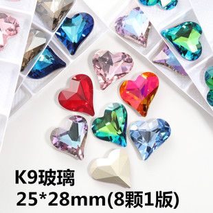25*28mm��ɫ������K9�������荴����Ļò�ˮ���diy�N��Ʒ����