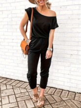 Z 10623 European American Casual Jumpsuit ŷ�����������