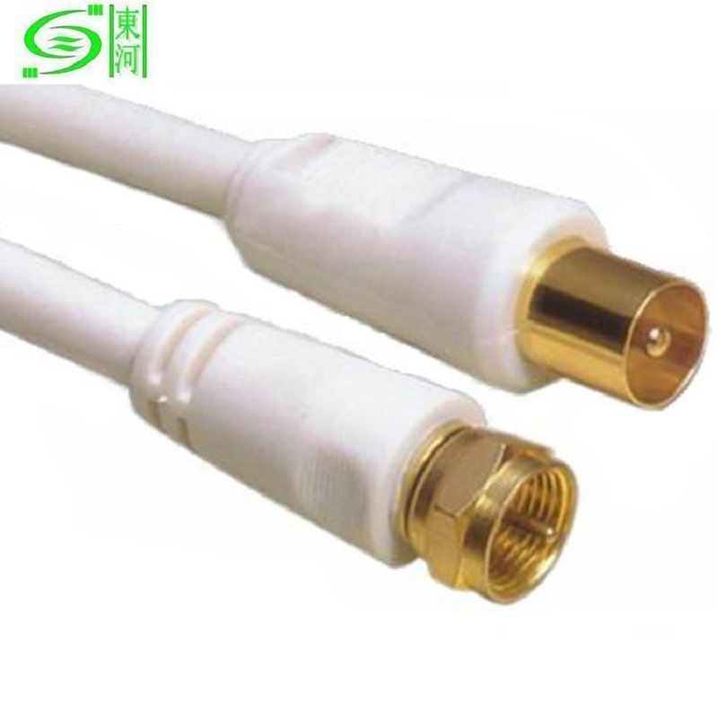 ͭ�������ߵ����߹�ת��RF�ߺ�ɫ75-5ͬ��F��ͷCABLE��Ƶ������