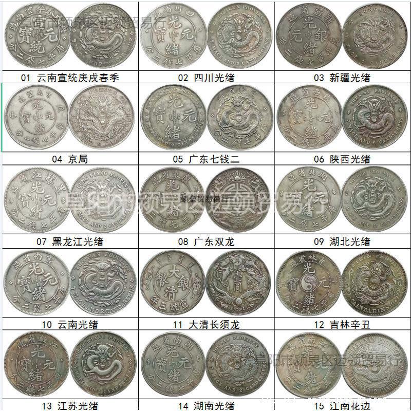 龙洋民批发银元纪念纪念币光绪工艺品阀艺品古代仿古大清币钱币工