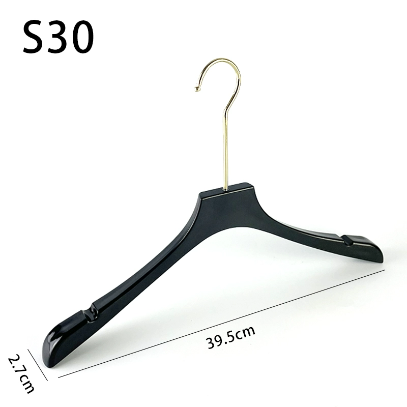Black hanger, acrylic plastic wedding dress