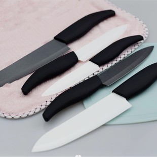Ceramic knife factory supply 6-inch black blade ceramic knife fruit knife kitchen knife line exquisite high quality knife blank