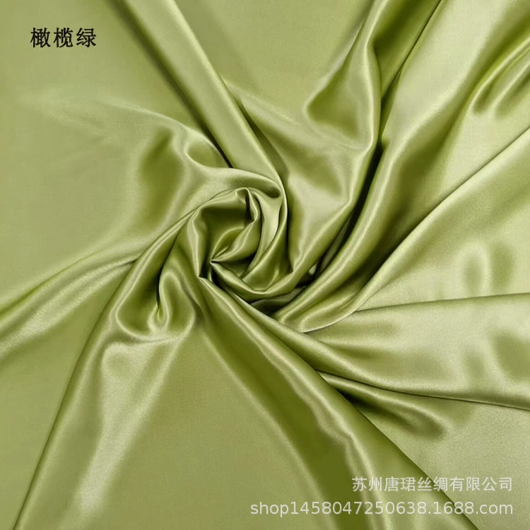 Silk fabric 100% mulberry satin, 114 cm width, 16 momme, plant‑dyed, wholesale multi‑color