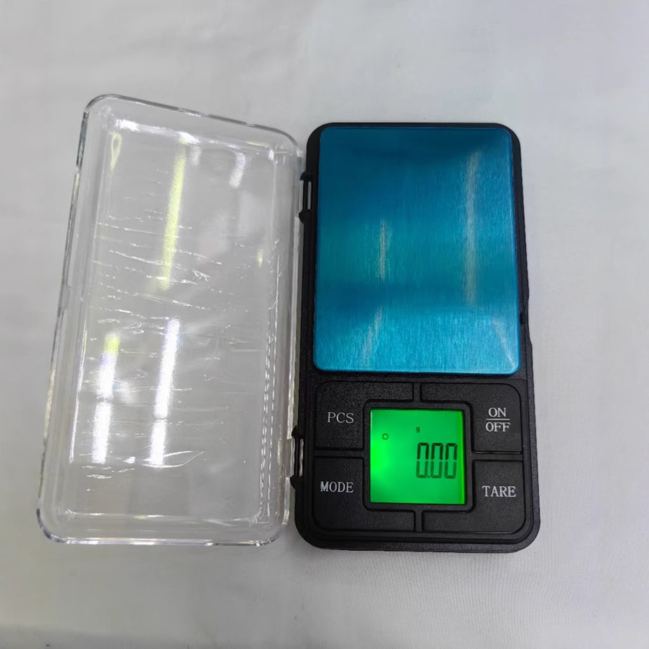 2025 escala de joyería 60g / 0.01g escala de oro 8284 - 034 palma de peso inglés pantalla grande