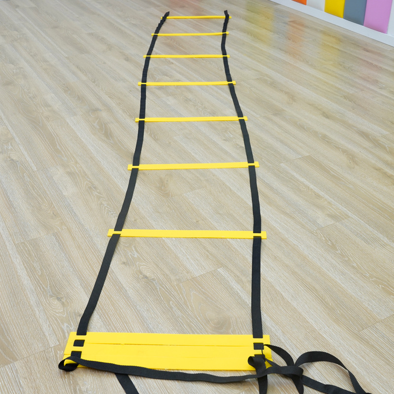 Entrenamiento de escaleras, salto, baloncesto, pasos, pasos, entrenamiento de niños pequeños, escaleras de velocidad, equipos de entrenamiento de fútbol, cuerda ágil