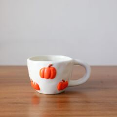珍しいマグカップins手握り異形カボチャコーヒーカップ果物創意マグカップ高顔値朝食カップ