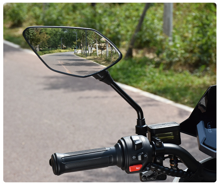 Universal Electric Scooter Wide-Angle Rearview Mirror, Scooter Rearview Mirror, Three-Wheeled Electric Vehicle Rearview Mirror, Convex Reflector
