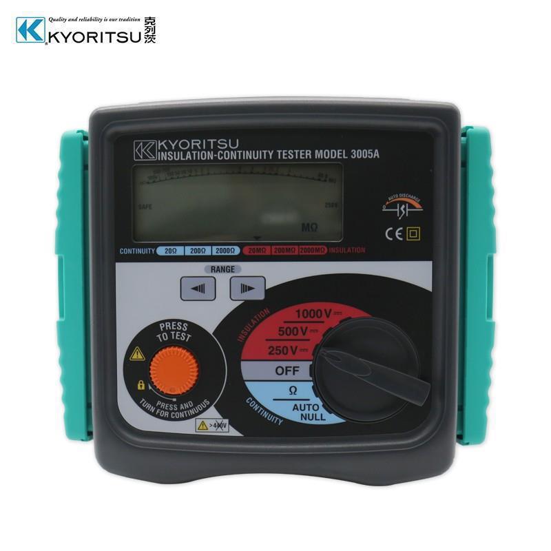 克列茨KYORITSU共立兆欧表KEW3005A绝缘电阻仪背光绝缘/导通