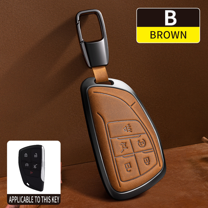 Suitable for Chevrolet Tahoe key fob, Saab Suburban remote control, high-end metal full-coverage case Suitable for Chevrolet Tahoe key fob, Saab Suburban remote control, high-end metal full-coverage case
