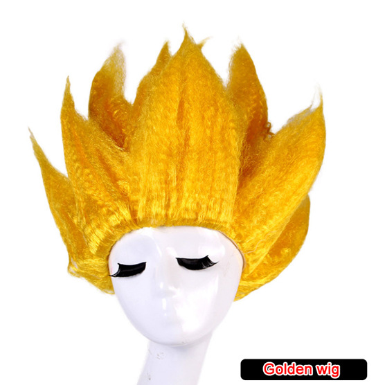 Peluca de Cosplay Anime para Niños Fibra de Alta Temperatura Esponjosa para Halloween image 8