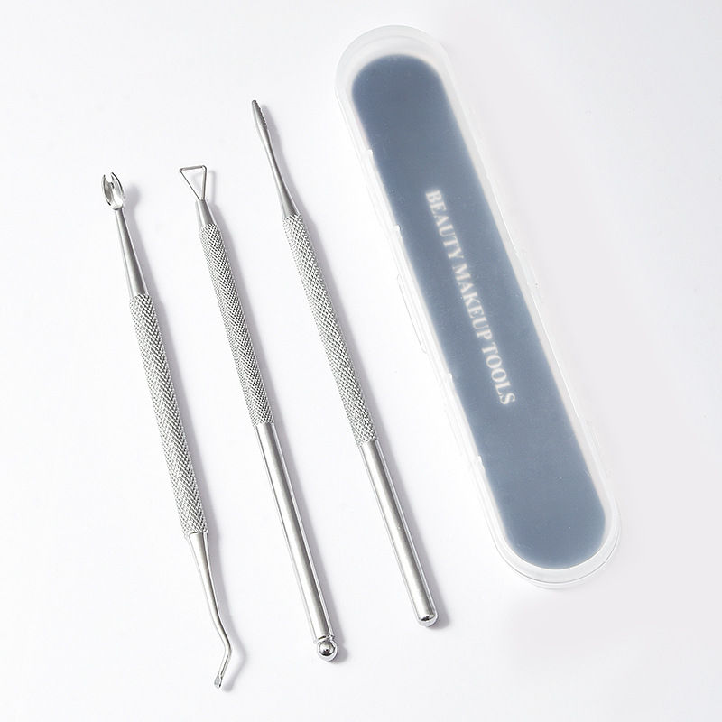 Exfoliating cosmetic manicure tools set for manicure stainless steel…