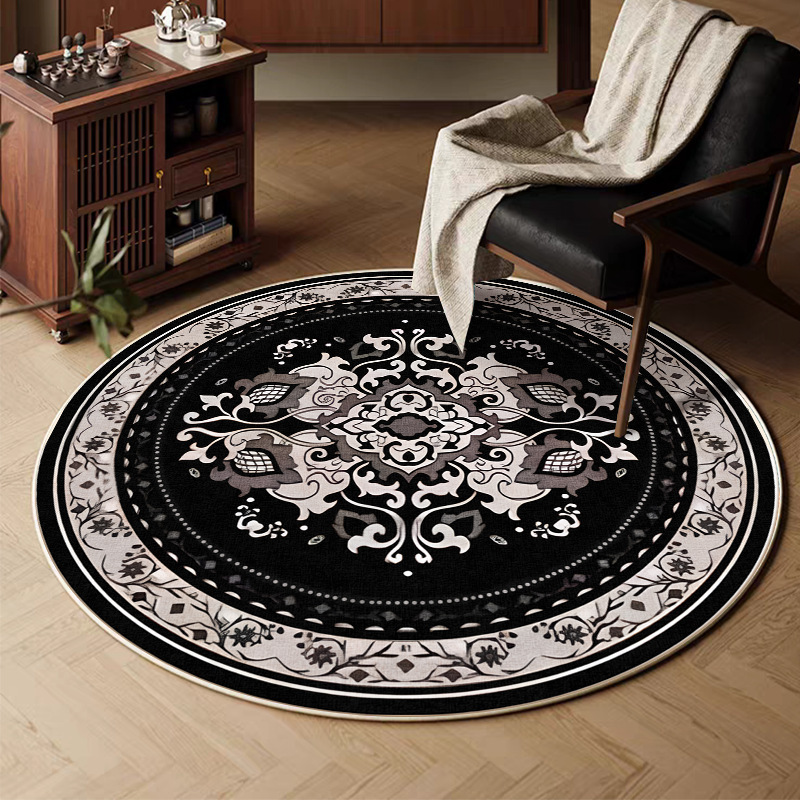 Alfombra de cachemira retro transfronteriza sala de estar sofá mantas de mesa de té mantas domésticas resistentes a la suciedad y al desgaste mantas de cama de dormitorio