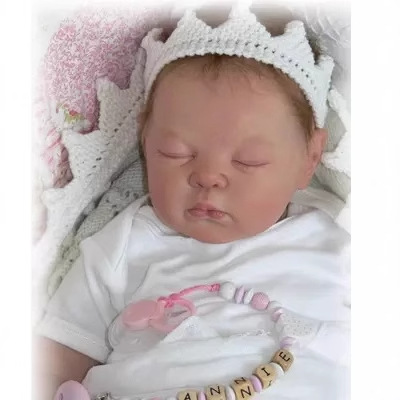 Simulación bebé muñeca molde DIY sin pintar muñeca kit renacer