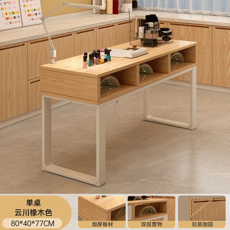 美甲桌美甲桌椅套装特价经济型单双三人美甲台指甲桌美甲店桌椅|undefined