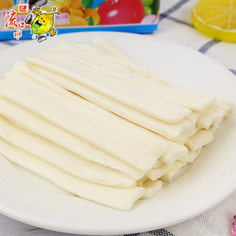 流口水酸奶棒混合口味约100支 8090后怀旧网红软糖棒棒糖儿童奶糖