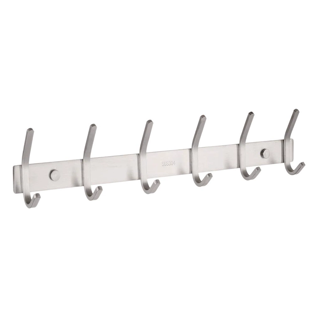 Оптовая продажа фабрики 304 крючок из нержавеющей стали перфорированный дверной крюк рядный крючок из нержавеющей стали настенный толстый крючок