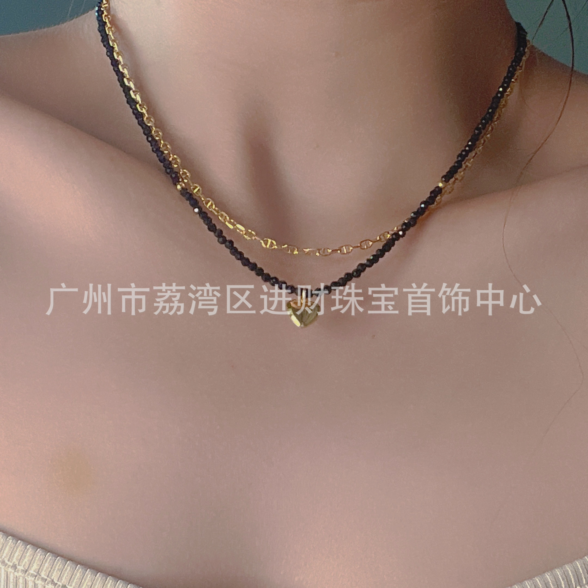S-MMN黑尖晶项链