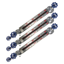 双色石英管液位计锅炉高温高压玻璃板彩色磁敏双色磁翻板液水位计