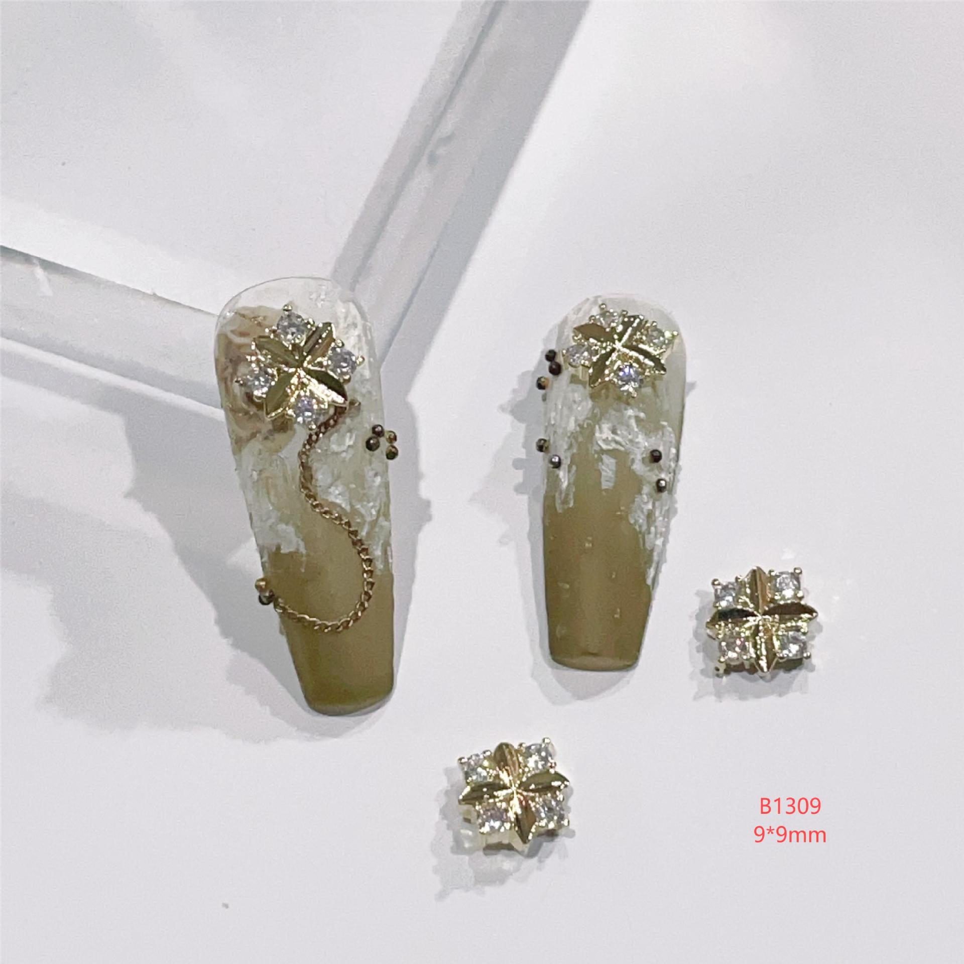 골든 화이트 라이트 럭셔리 네 잎 클로버