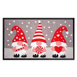 圣诞节地毯入户门口脚垫防滑耐脏进门垫吸水浴室玄关地垫跨境批发